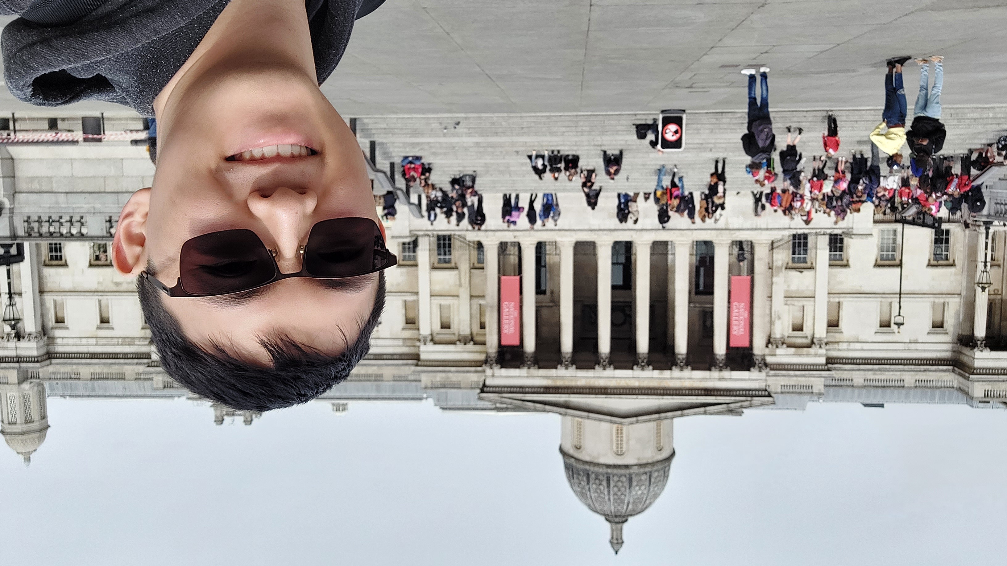 London Trafalgar Square and National Gallery